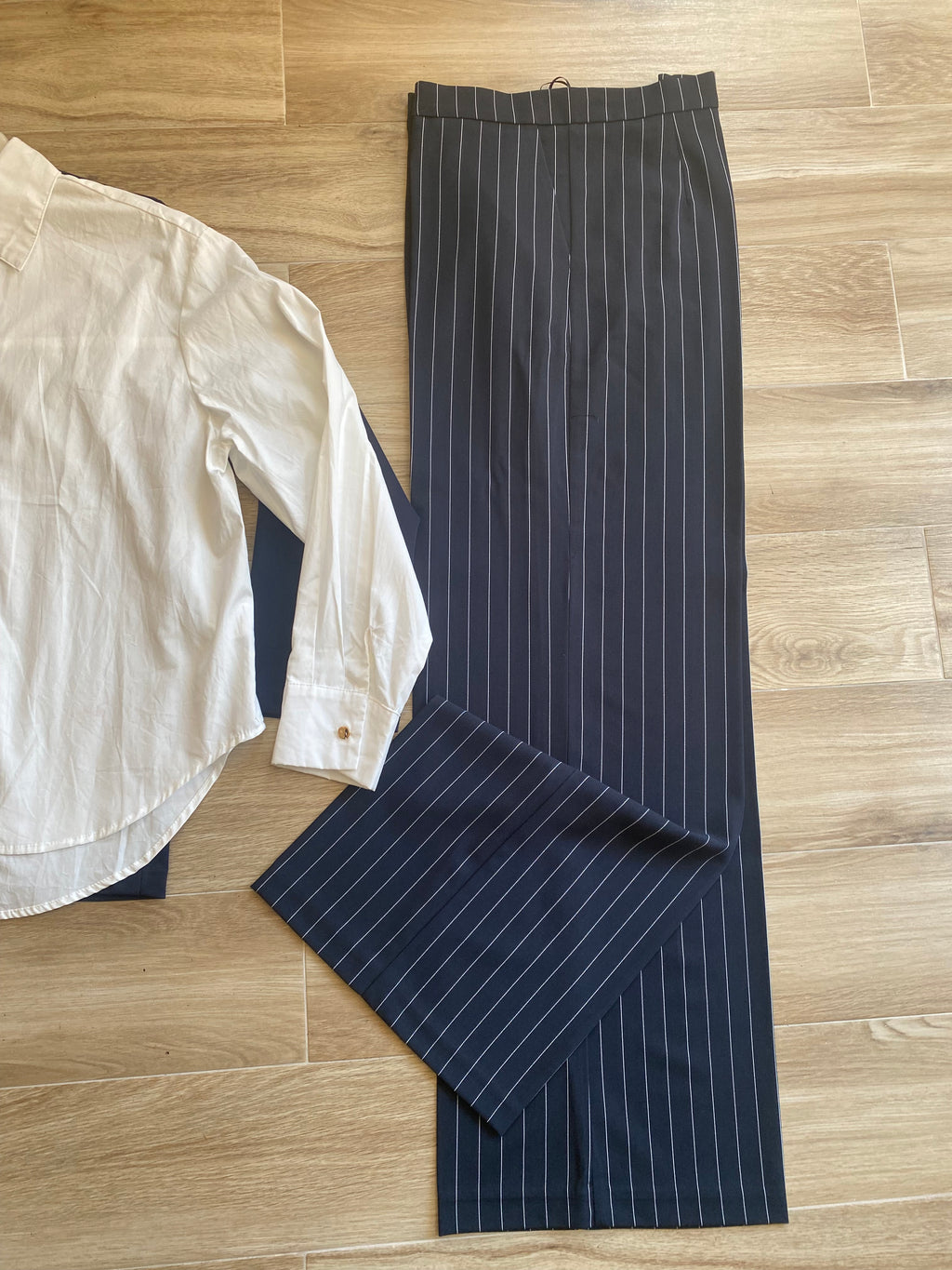 Pantalone donna gessato