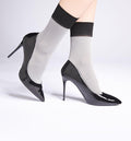 Calzino Lurex Argento