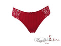 Slip donna inserto in pizzo fianco basso