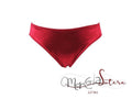 Slip donna rosso in raso