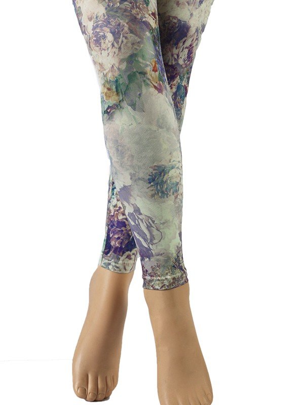 Pantacollant Bimba microfibra - Fiori