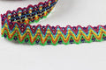 Passamaneria zig zag multicolor