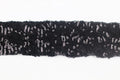 Bordo paillettes elasticizzato