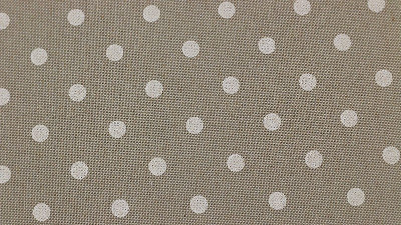 Tessuto Canapone Pois - H. 280 cm