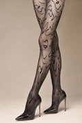 Collant donna- astratto flock - Philippe Matignon