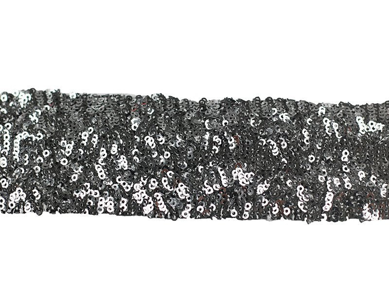 Bordo paillettes elasticizzato