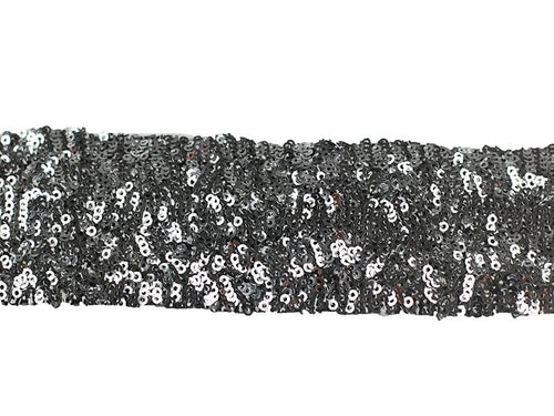 Bordo paillettes elasticizzato