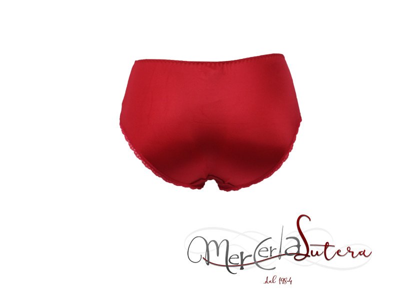 Slip donna rosso in pizzo
