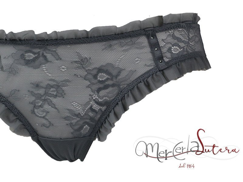 Slip donna in pizzo con volant - PROMISE - Z3383