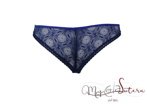 Brasiliano in pizzo blu - Passionata