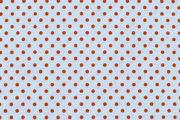 Tessuto Cotone fantasia Pois Piccoli base bianca