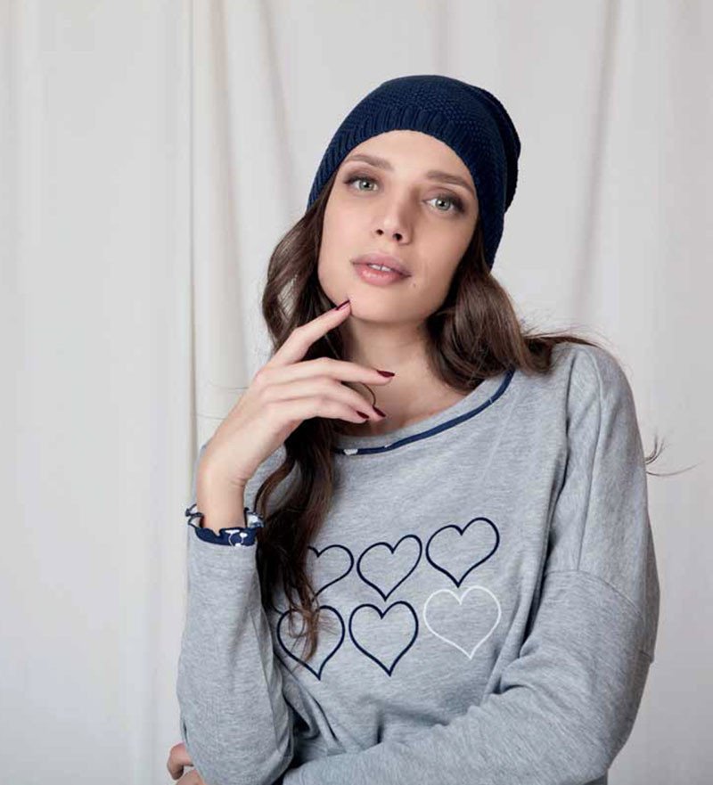 Pigiama Donna Cuori - Caldo Cotone