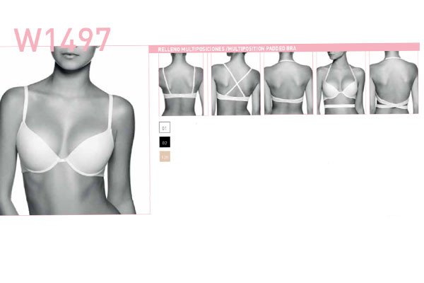 Reggiseno push-up multiposizione