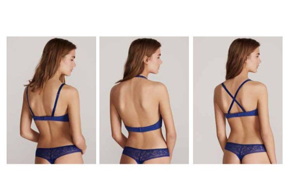 Reggiseno push-up scollo a V