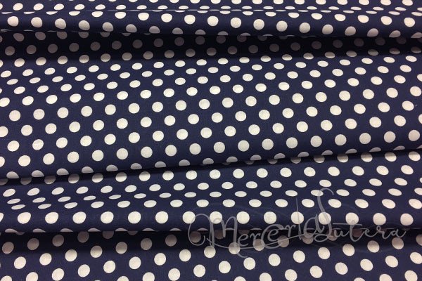 Tessuto Cotone fantasia Pois Grandi