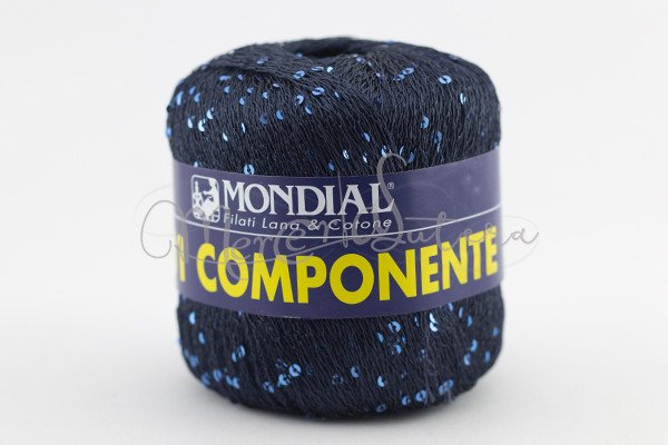 Filato cotone con paillettes  - 301 Componente - Lane Mondial