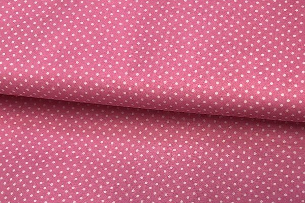 Tessuto Cotone fantasia Pois Piccoli base scura
