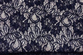 Tessuto in pizzo blu