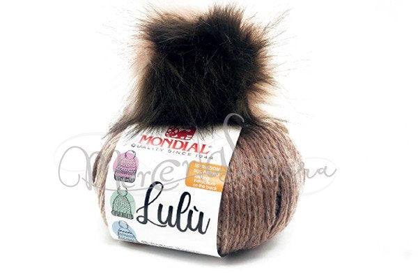 Filato Lulù con pompon- Lana Mondial