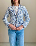 Giacca in maglia con ricami