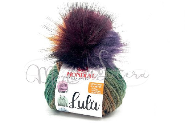 Filato Lulù con pompon- Lana Mondial