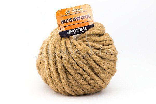 Filato pura lana Megawool Beige - Lana Mondial