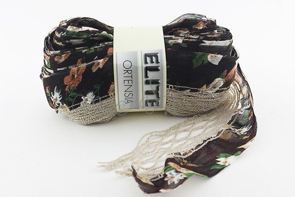 Filato Fettuccia con stampe - Ortensia - Lana Sesia