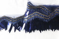 Passamaneria Paillettes blu-oro