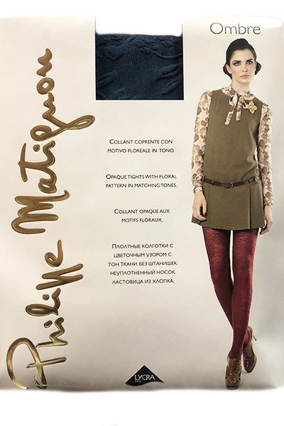 Collant Floreale Ombre - Philippe Matignon