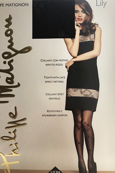 Collant pizzo art. Lily - Philippe Matignon