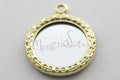 Pendente Specchio in metallo - 3 cm e 4 cm