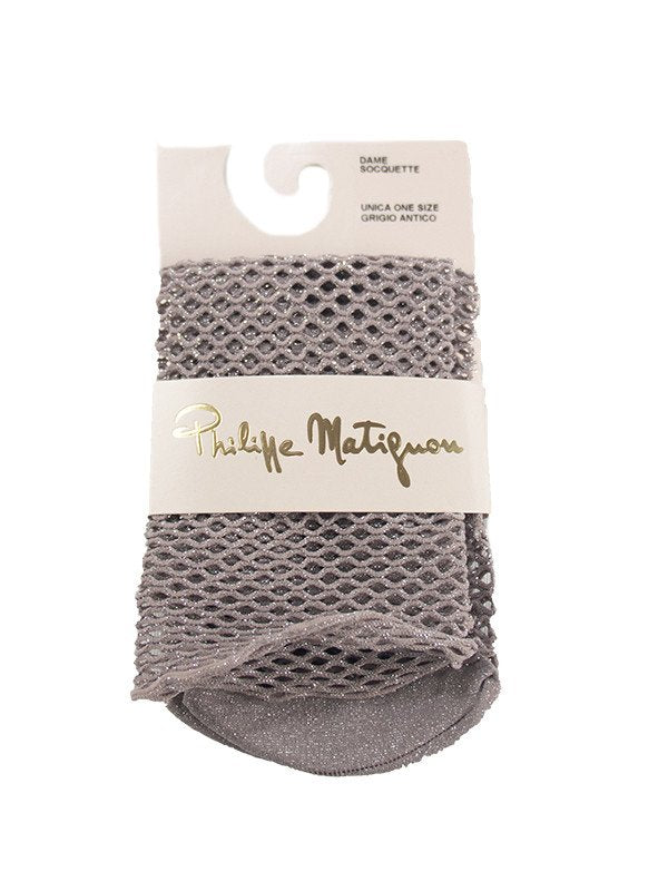 Calzino rete lurex - Dame socquette- Philippe Matignon