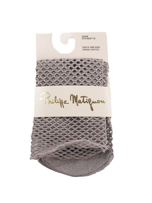 Calzino rete lurex - Dame socquette- Philippe Matignon