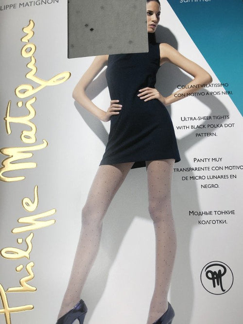 Collant 8 den Pois Summer - Philippe Matignon