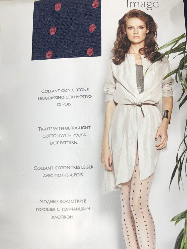 Collant in cotone pois - Image - Philippe Matignon