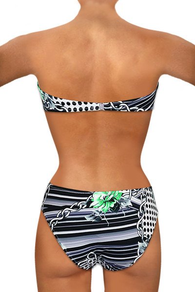Bikini fascia fantasia coppa C - Giada Marina