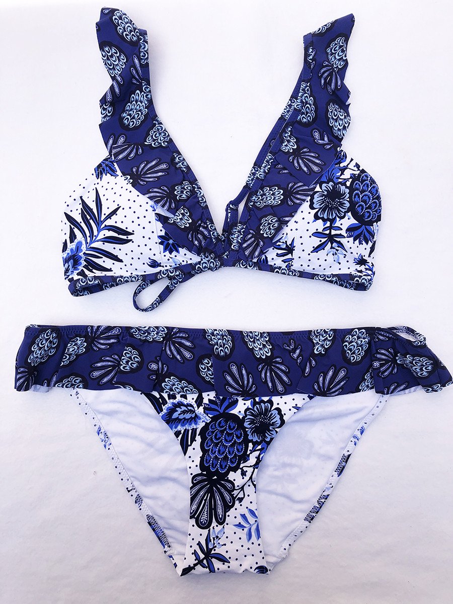 Bikini triangolo volant - Gisela