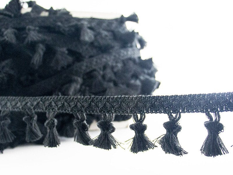 Passamaneria Fiocchetti nera