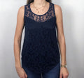 Canotta in tulle e pizzo - Janira art. Henna