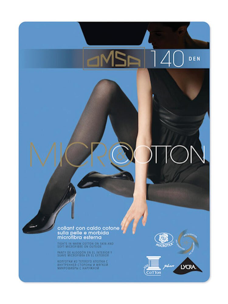 Micro & Cotton 140 den - Omsa - Collant donna super coprente