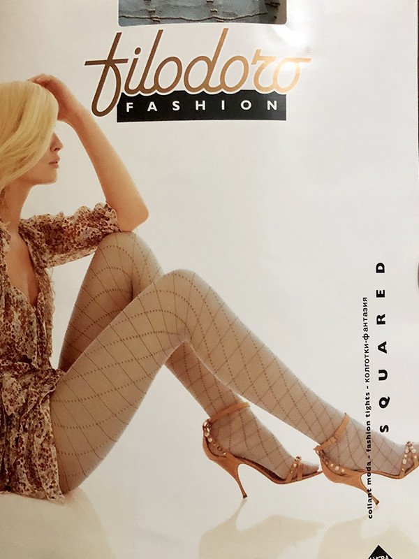 Collant donna riquadri - Squared - Filodoro