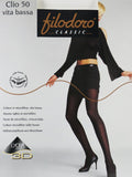 Collant donna microfibra Clio 50 Vita Bassa - Filodoro