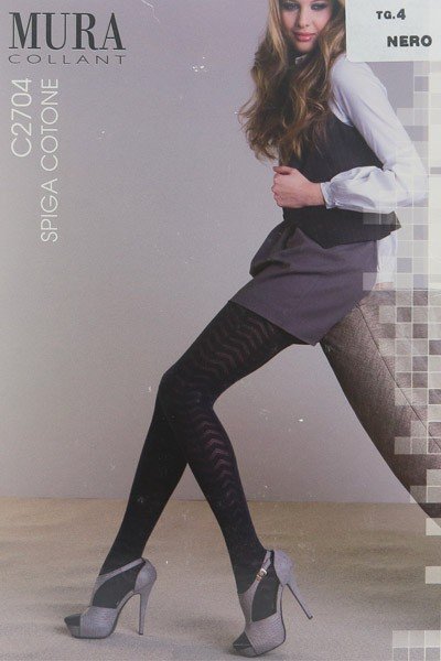 Collant donna Spiga di Cotone- Mura