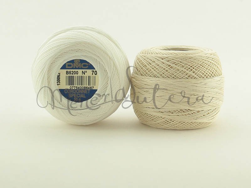 Cotone Cordonetto DMC - n° 10 - 20 - 30 - 40 - 50 -60 -70 - 80- 100