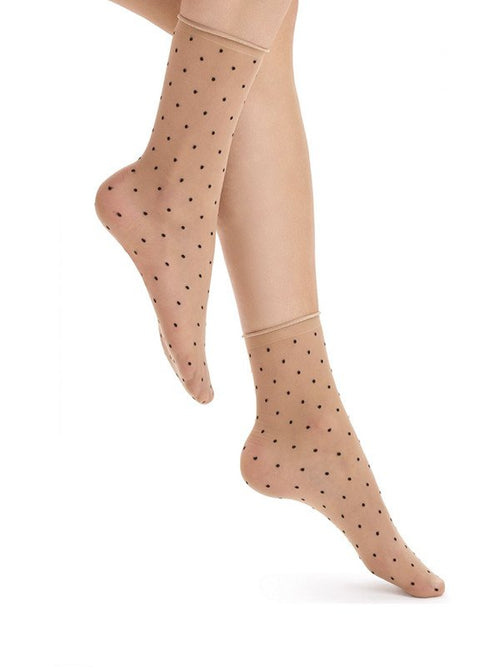 Calzino velato pois - Fifties - Golden Lady