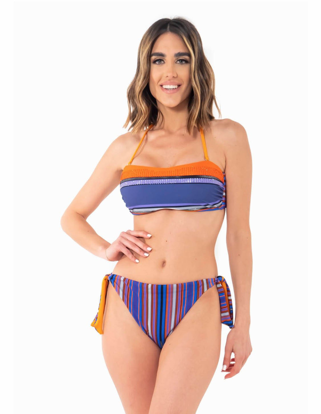 Bikini fascia righe - Ribes Mexico City - DAVID MARE