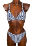 Bikini triangolo righe - BORA BORA