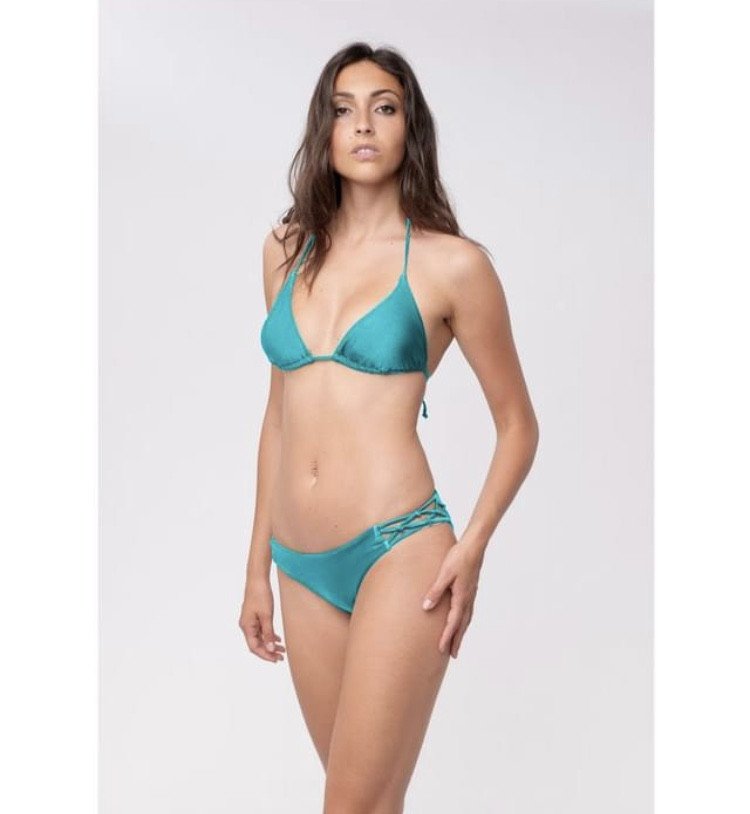Bikini triangolo nodi - LINEA MARE BLU