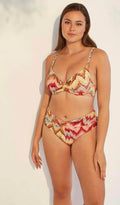 Bikini stampa ZIG ZAG coppa D - PROMISE
