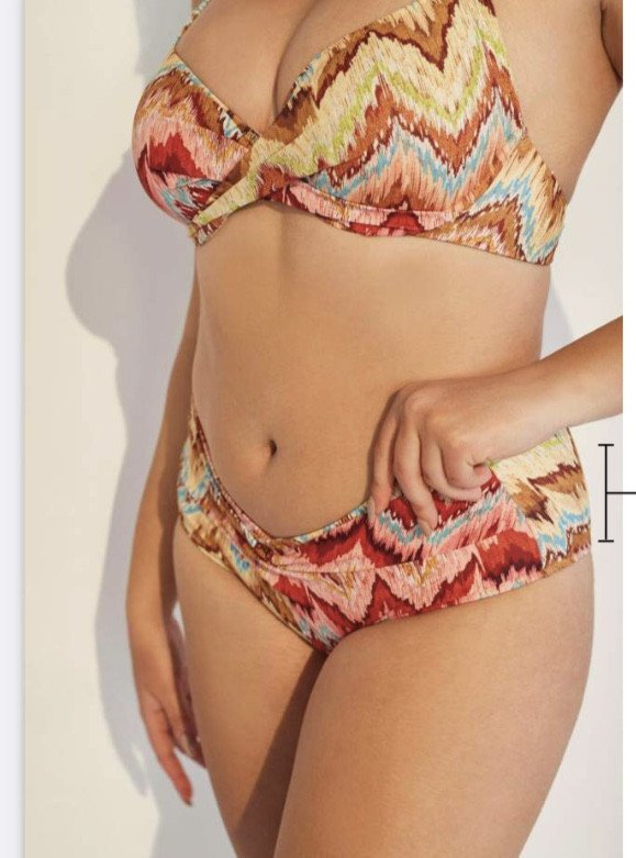 Bikini stampa ZIG ZAG coppa D - PROMISE
